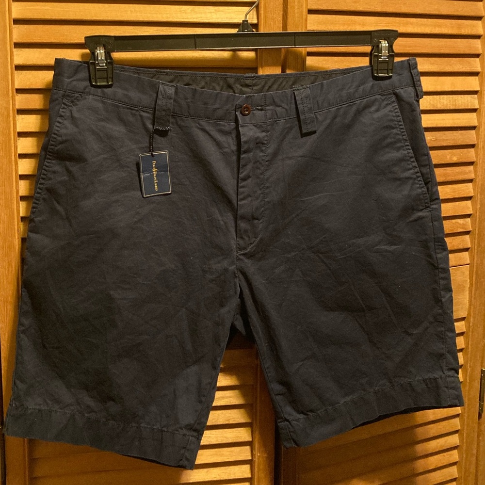 Polo Ralph Lauren Navy Blue Flat Front Shorts